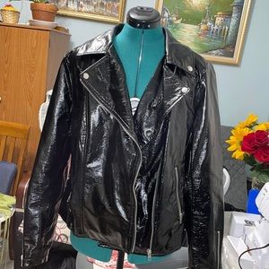 forever 21+ faux leather jacket
